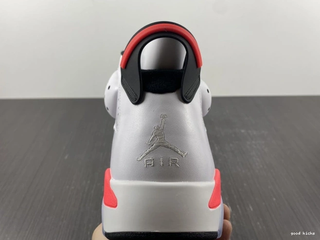 Rep 384664-123 White Infrared Jordan (2014) Retro 6 0708